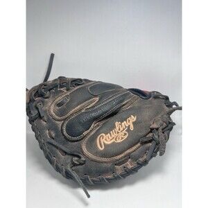 Rawlings Renegade Catchers Mitt Glove 32.5" RCM325BB RHT Black BROKEN IN